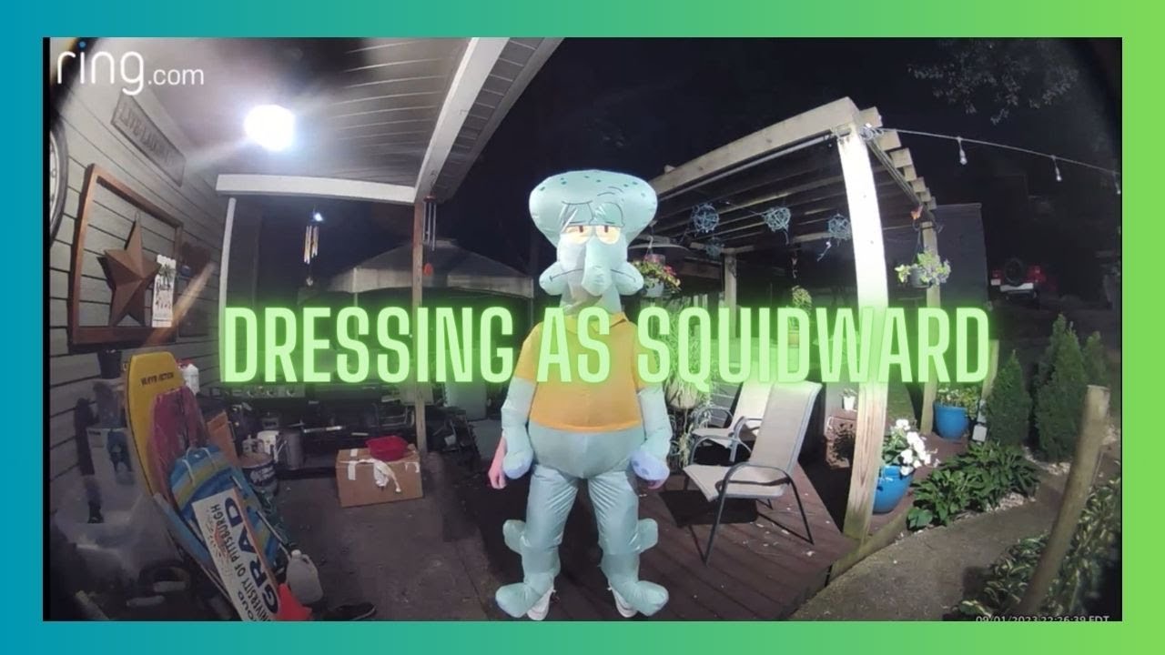 DRESSING AS SQUIDWARD