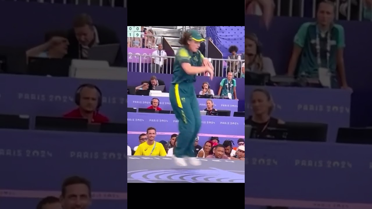 What the girl did breakdance skill is fresh original and uni #viral#Australia#olympics2024