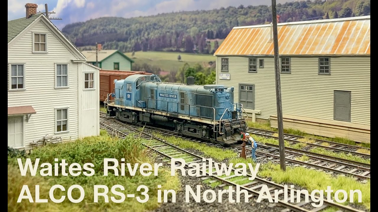 ALCO RS-3 Action in North Arlington