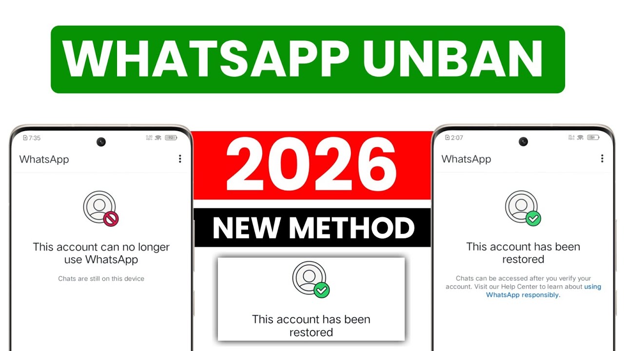 This Account Can No Longer Use Whatsapp Problem Solution 2026 | WhatsApp Unban New 2026