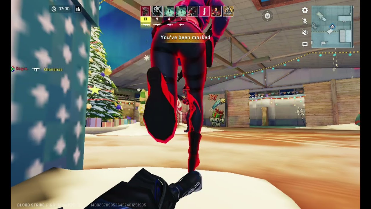 Playing blood strike (arms race)
