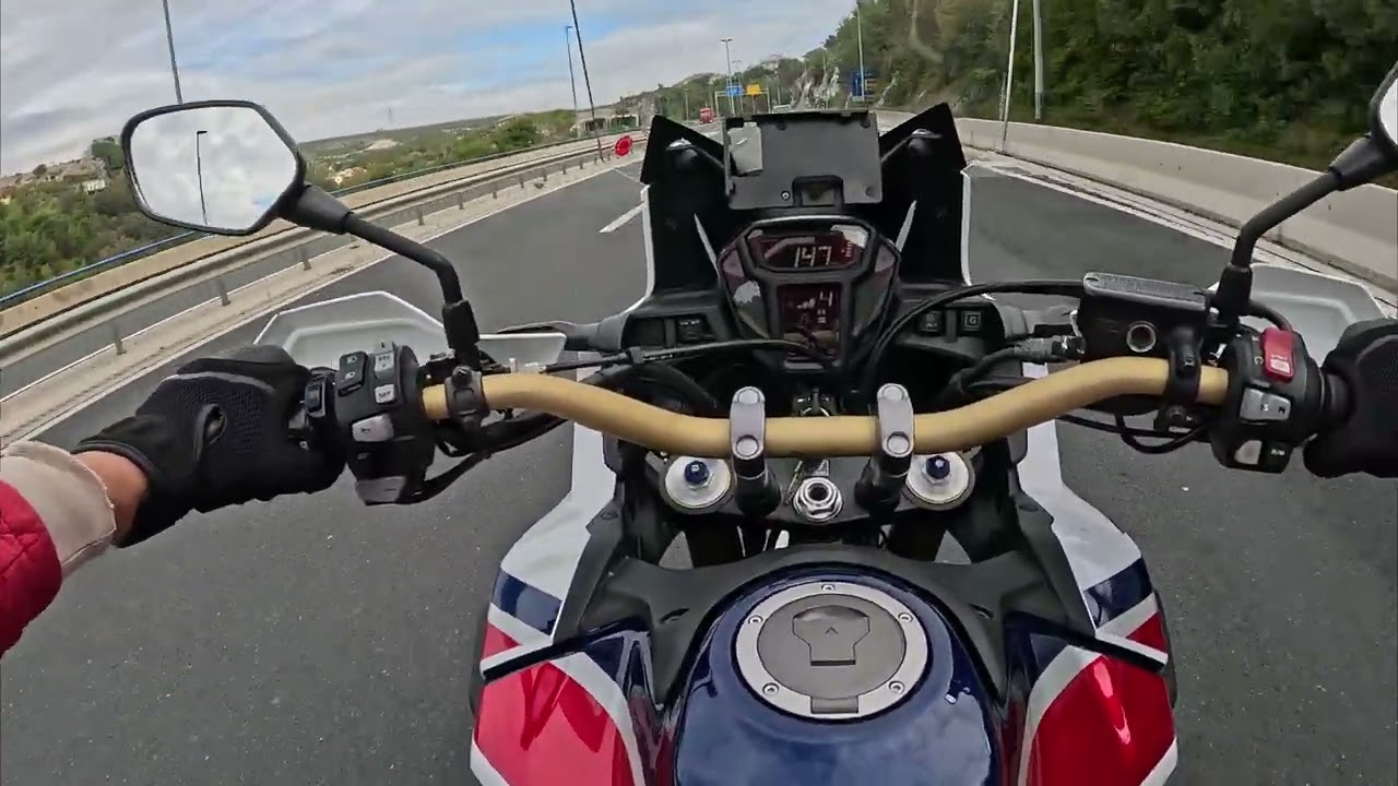 Honda Africa Twin POV