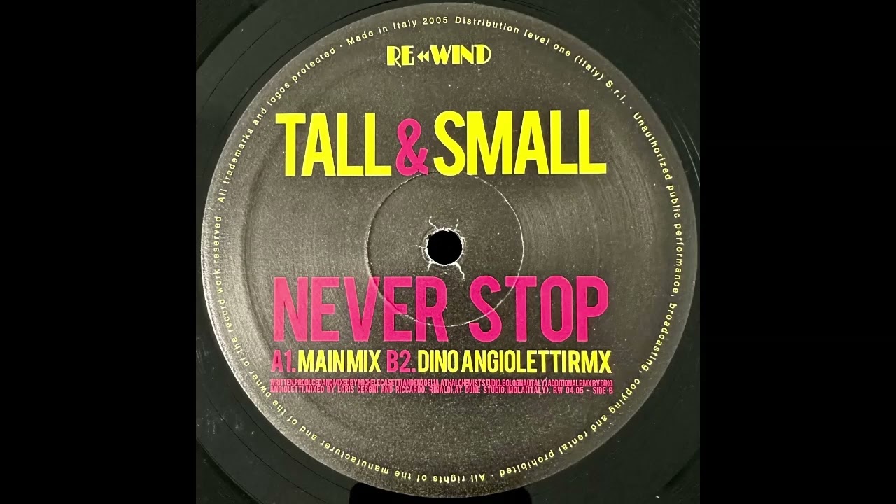 Tall & Small – Never Stop (Dino Angioletti Rmx)