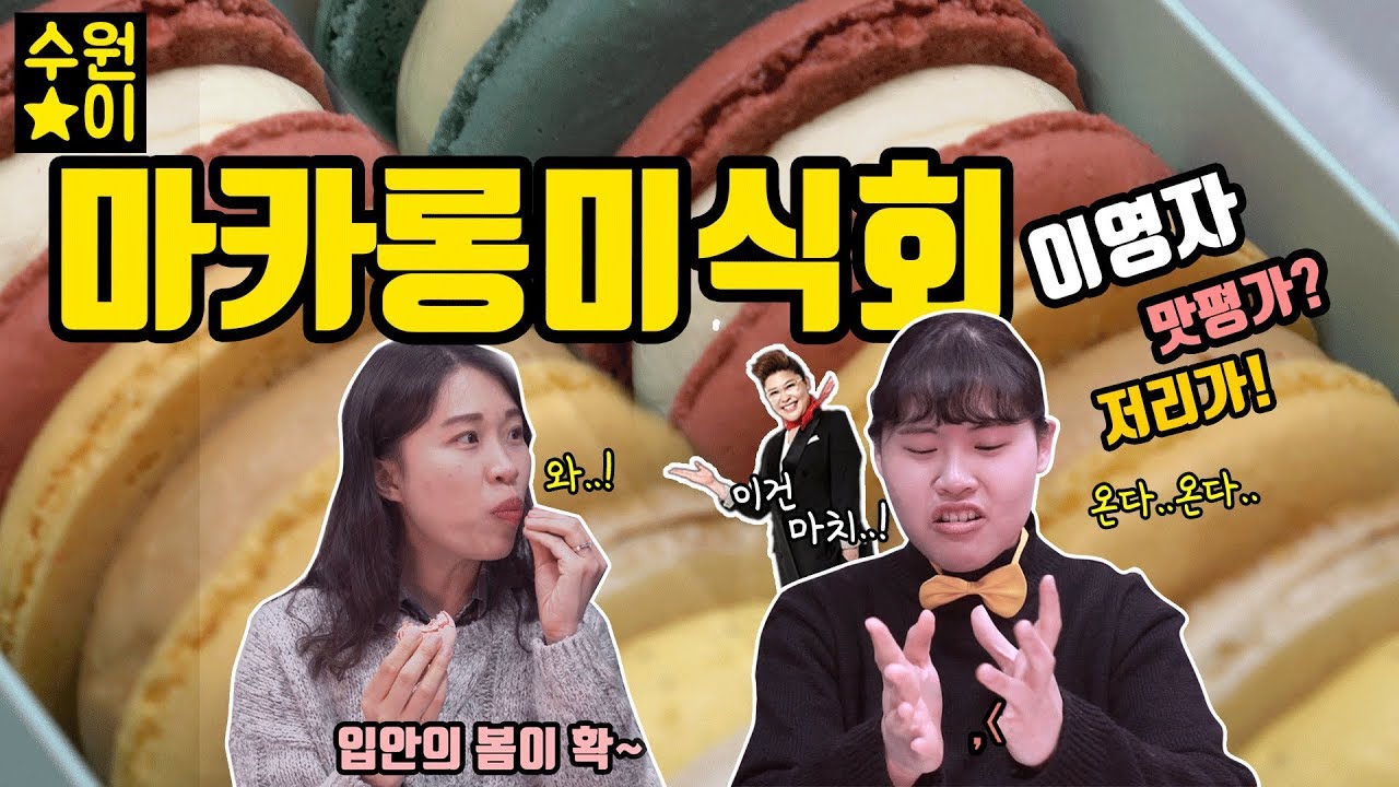 마카롱 한번애 몇개나 먹을 수 있을까?  #수원별이