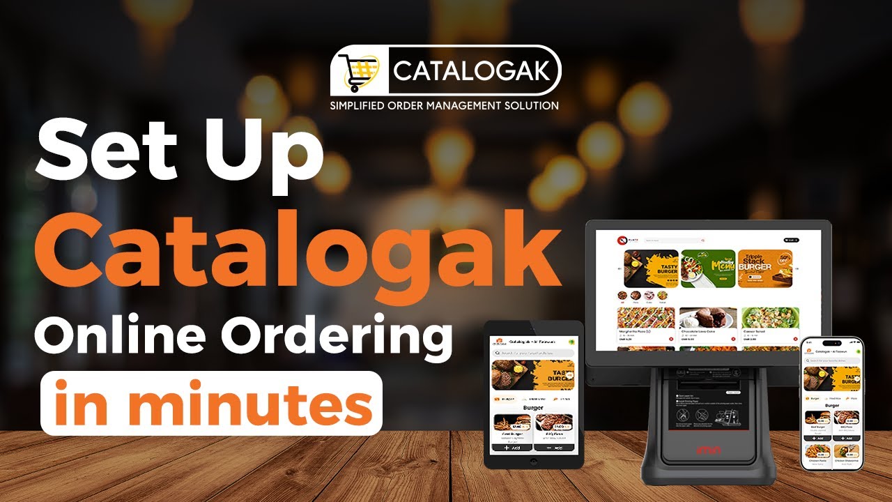 Set up Catalogak online ordering in minutes | POS system | English