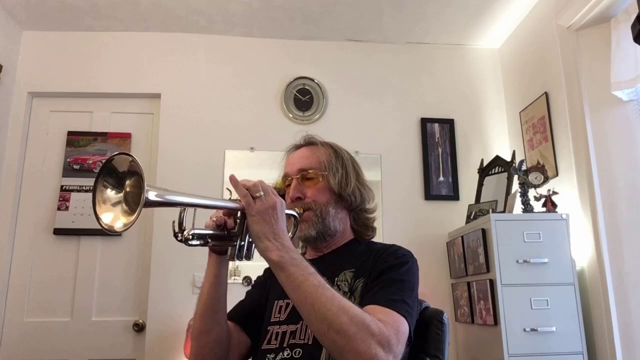 The Sound of Silence - trumpet cover by Larry Gareau