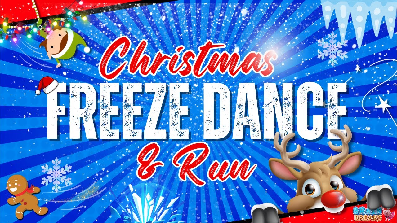 Christmas Freeze Dance | Brain Break and Fun Exercise For Kids #brainbreaks