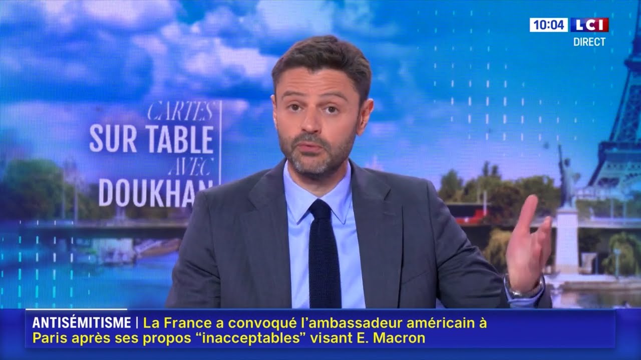 LCI | Première de Cartes sur table avec Doukhan avec David Doukhan (début) — 10h, lundi 25 août 2025