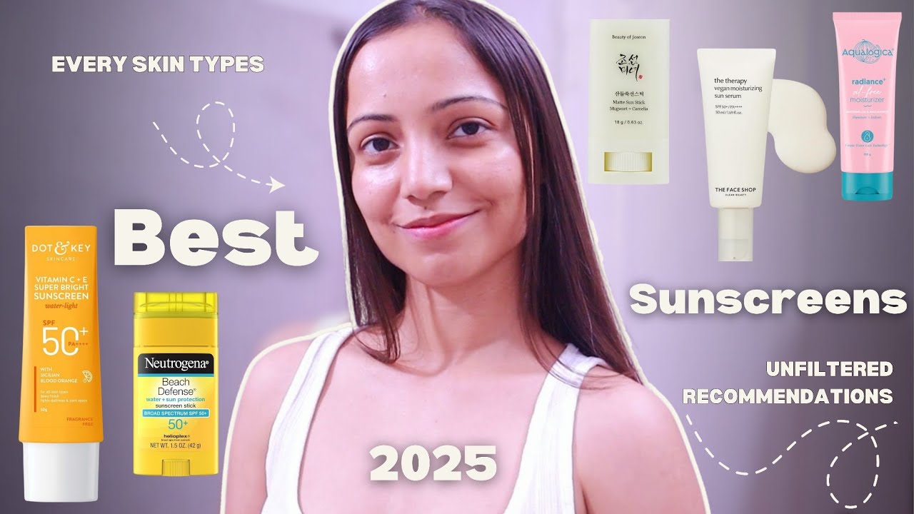 Best Sunscreens for Oily, Dry & Acne Prone Skin | choose the right sunscreen in 2025 | Gulguli Singh