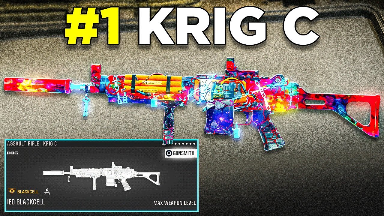 Эта расстановка KRIG C превосходит все AR в Warzone! (Лучшая расстановка KRIG C класса)