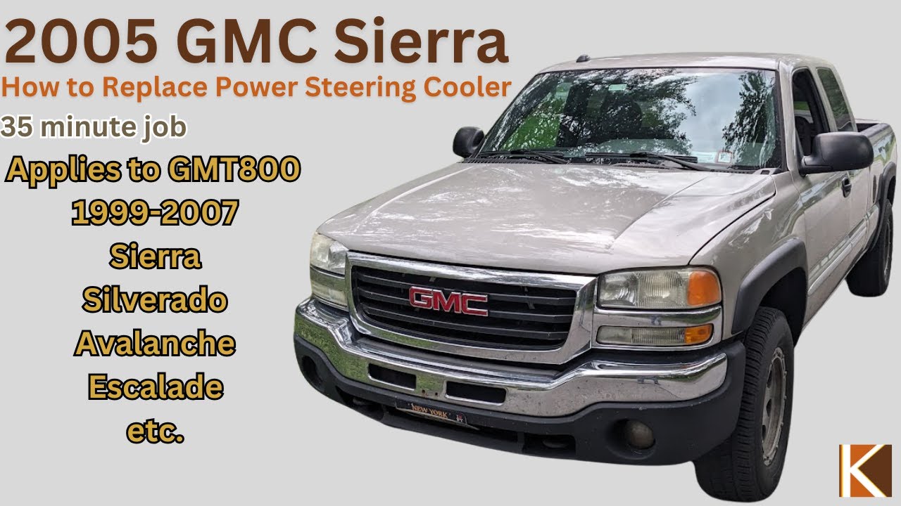 How to Replace Power Steering Cooler 2005 GMC Sierra 1500