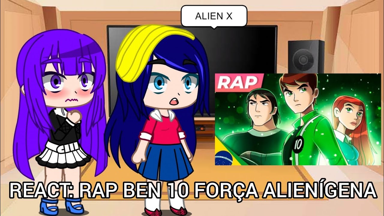 DCSUPERHEROGIRLS+(INSCRITOS) REAGINDO RAP FORÇA ALIENÍGENA BEN 10 IRON MASTER