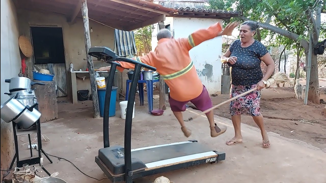bastidores!!Seu mané ficou todo mole na estera !!