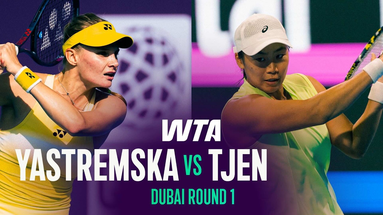 Dayana Yastremska vs. Janice Tjen | 2026 Dubai Round 1 | WTA Match Highlights