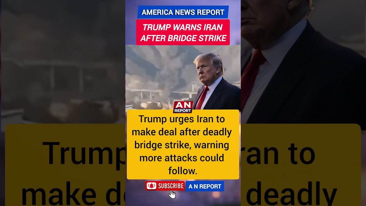 Trump Warns Iran &ldquo;Make Deal Before Too Late&rdquo; After Tehran Strike | More Attacks Threat | A N REPORT