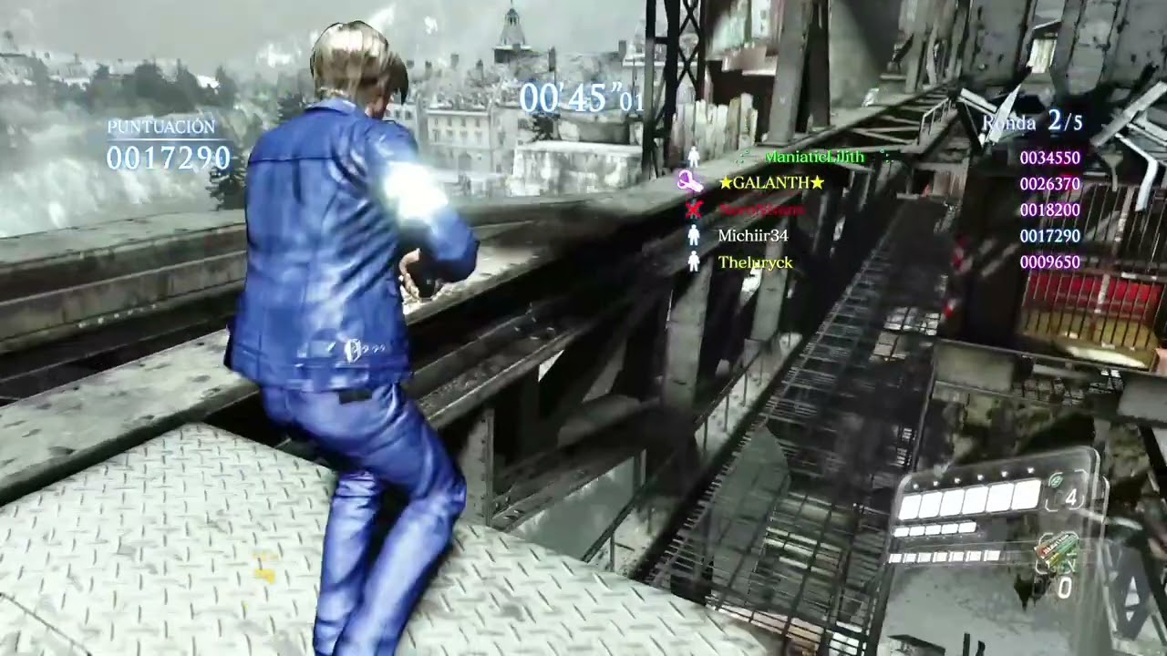 Resident Evil 6 Predator Mode Pc  #3 Michilote Funado xD 