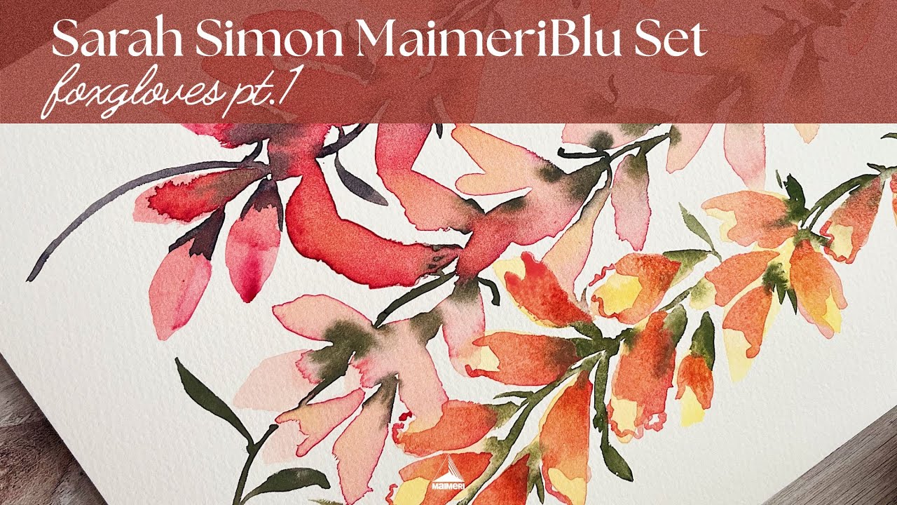 Painting Foxgloves with Sarah Simon