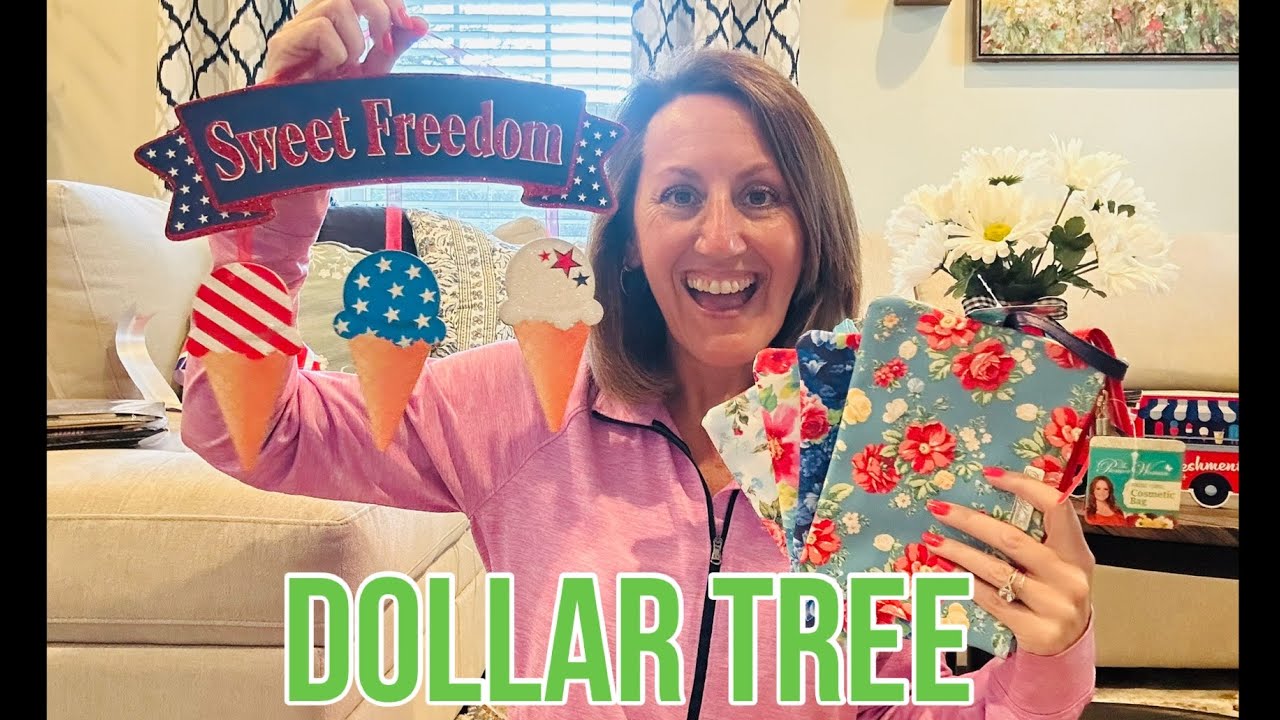 DOLLAR TREE HAUL | NEW Summer & Patriotic Decor & Pioneer Woman for $1.25 | CHECK YOUR RECEIPTS!