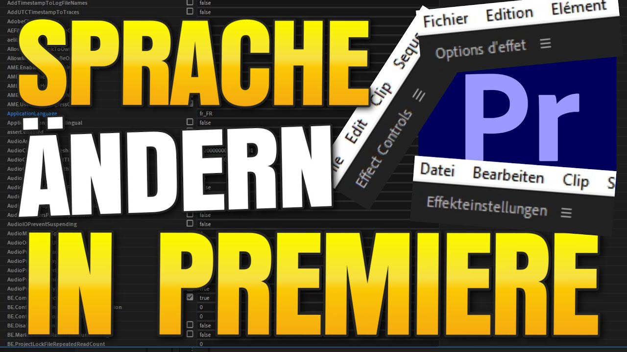 Sprache Ändern in Adobe Premiere Pro CC - Beste Methode, um die Sprache in Premiere Pro zu Verändern
