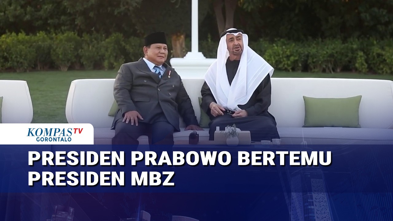Momen Presiden Prabowo Bertemu Presiden MBZ Perkuat Kemitraan Strategis