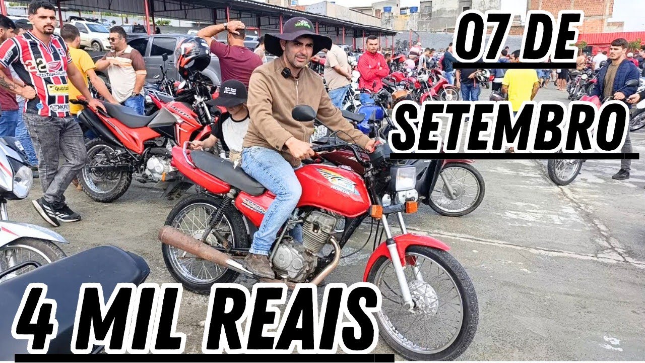 Feira de motos usadas em Caruaru 7 de setembro 