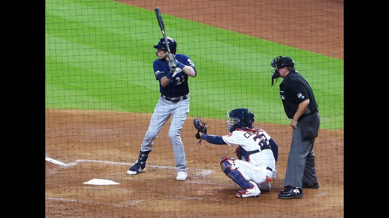 Christian Yelich at bat (home run)...Brewers vs. Astros...6/11/19