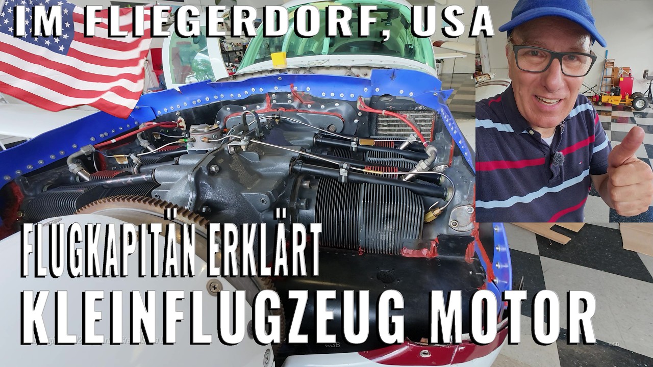 Aus welchen Teilen besteht ein Kleinflugzeug-Motor?