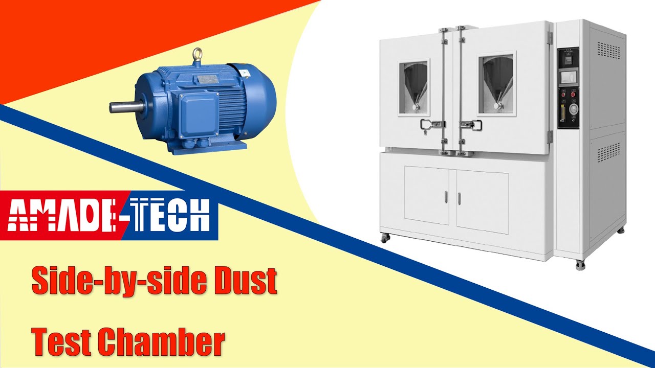 IEC 60529 ISO 20653 Compliant IP5X IP6X Dust Test Chamber - AmadeTech