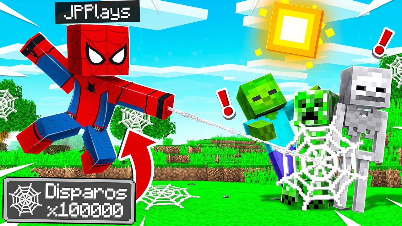 SOBREVIVA SENDO O HOMEM-ARANHA NO MINECRAFT ! (ZEREI O JOGO?)
