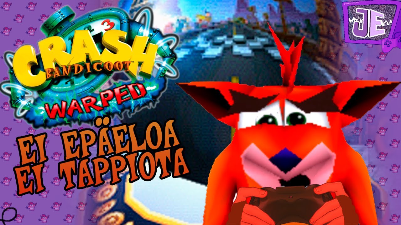 CRASH 3, MUTTA EN VOI SANOA OTSIKOSSA HAASTEEN NIMEÄ