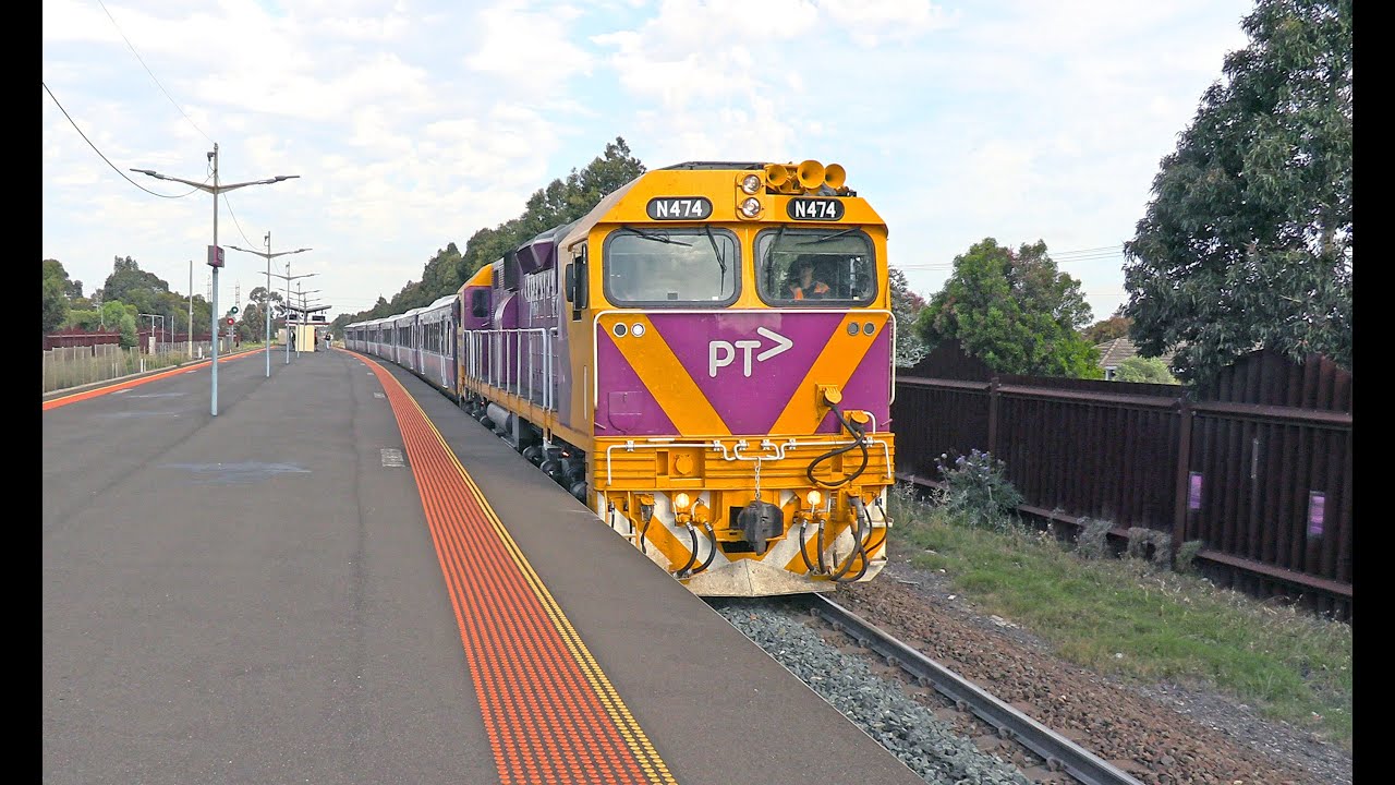 THE LAST commuter LOCOMOTIVE HAULED passenger trains at Ardeer Station?