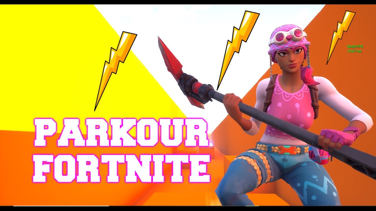 PARKOUR Fortnite codigo 100 niveles modo creativo facil y dificil