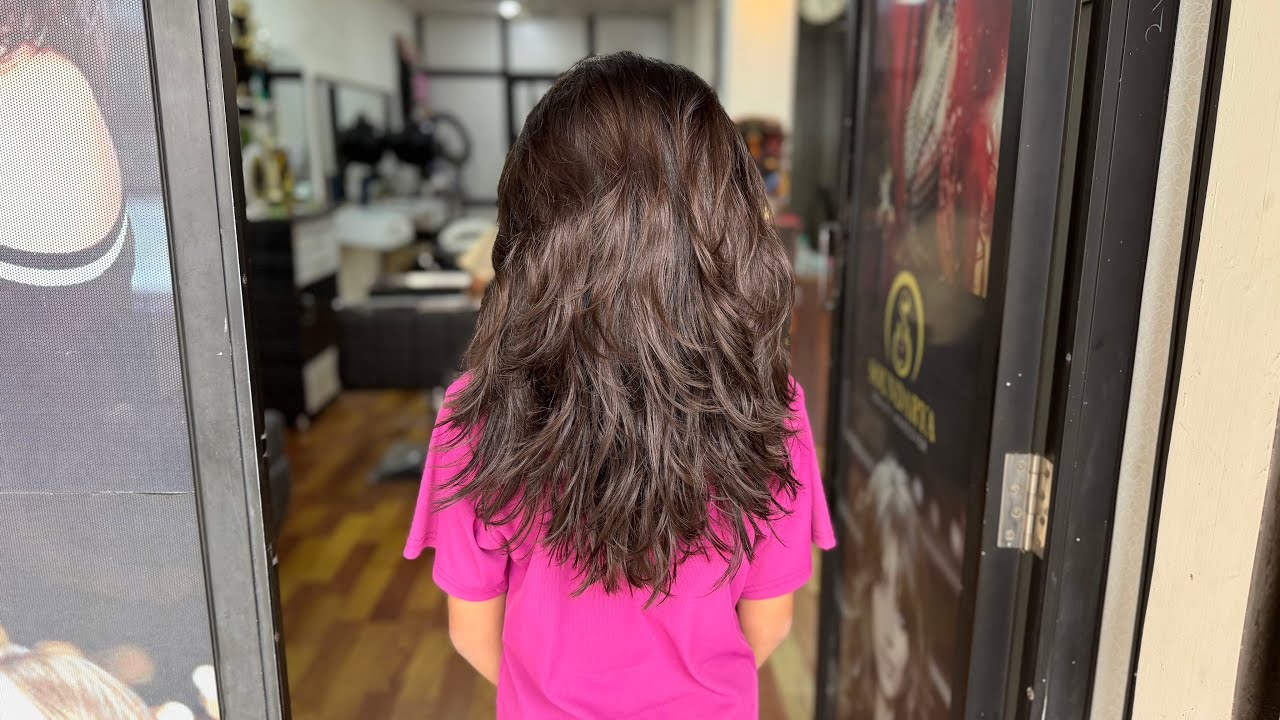 Little girls butterfly trending haircut without blowdryer #butterfly #trending #live #youtubelive 