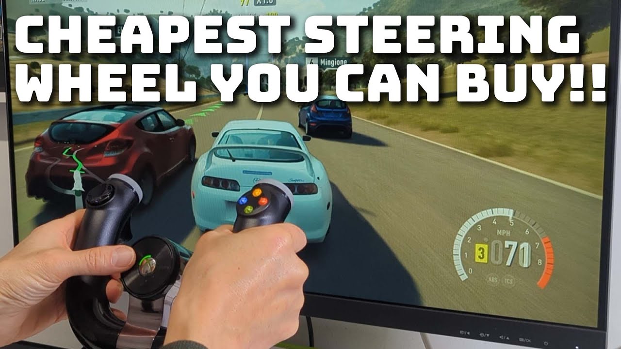Самый дешёвый руль, который вы можете купить! Xbox 360 Speed ​​Wheel.