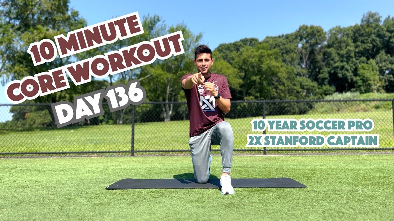 10 Minute CORE Workout (No Equipment) - Day 136