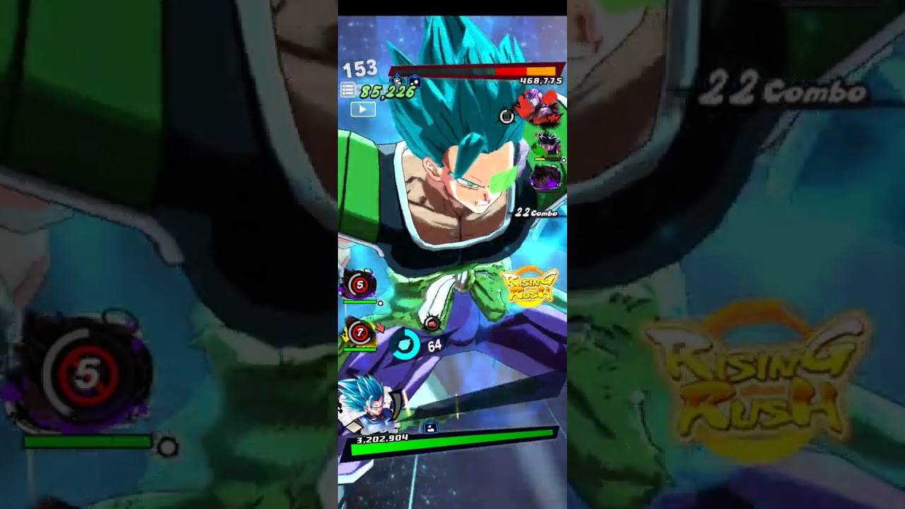 WOW HIT DID SO MUCH DAMAGE(Dragon Ball Legends High rank PvP)