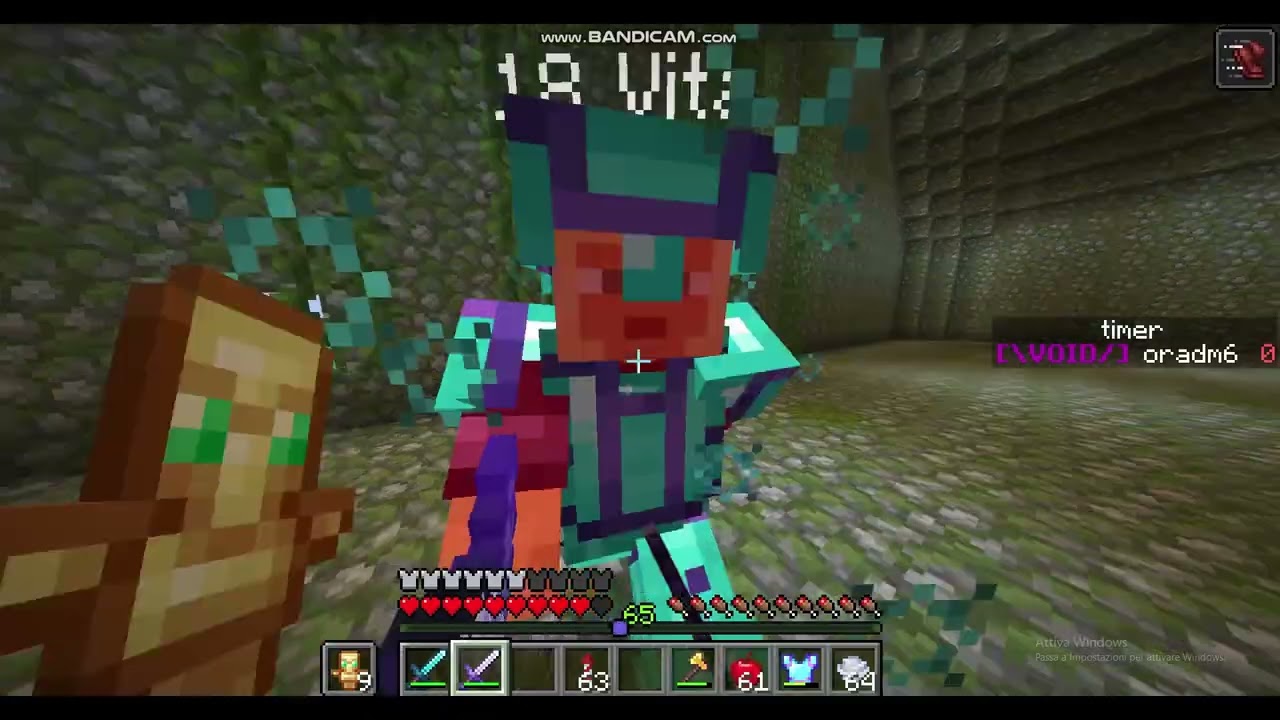 IO VS 1 PLAYER ESERTO DI MINECRAFT