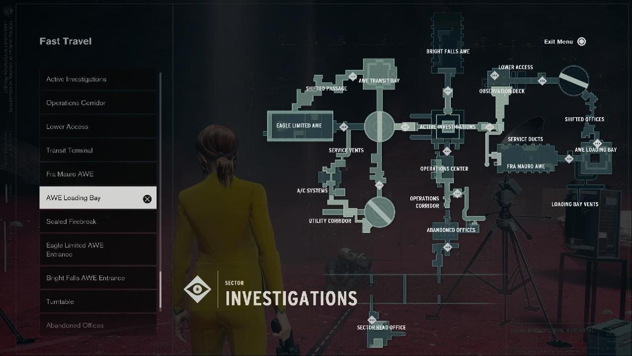 Investigations Sector AWE Loading Bay Fast Travel, Control Ultimate Edition
