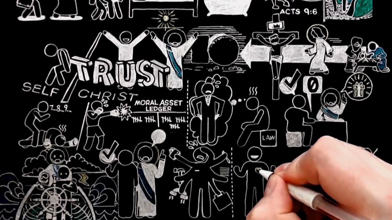 Faith (&lsquo;Faith and Works&rsquo;) by C.S. Lewis Doodle (BBC Talk 18, Mere Christianity, Bk 3, Chapter 12)
