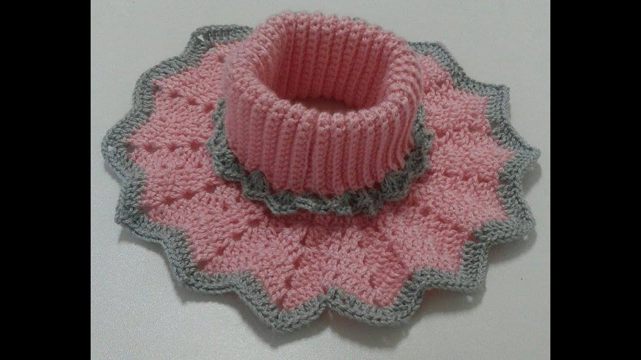 cuello niña todas las tallas a crochet