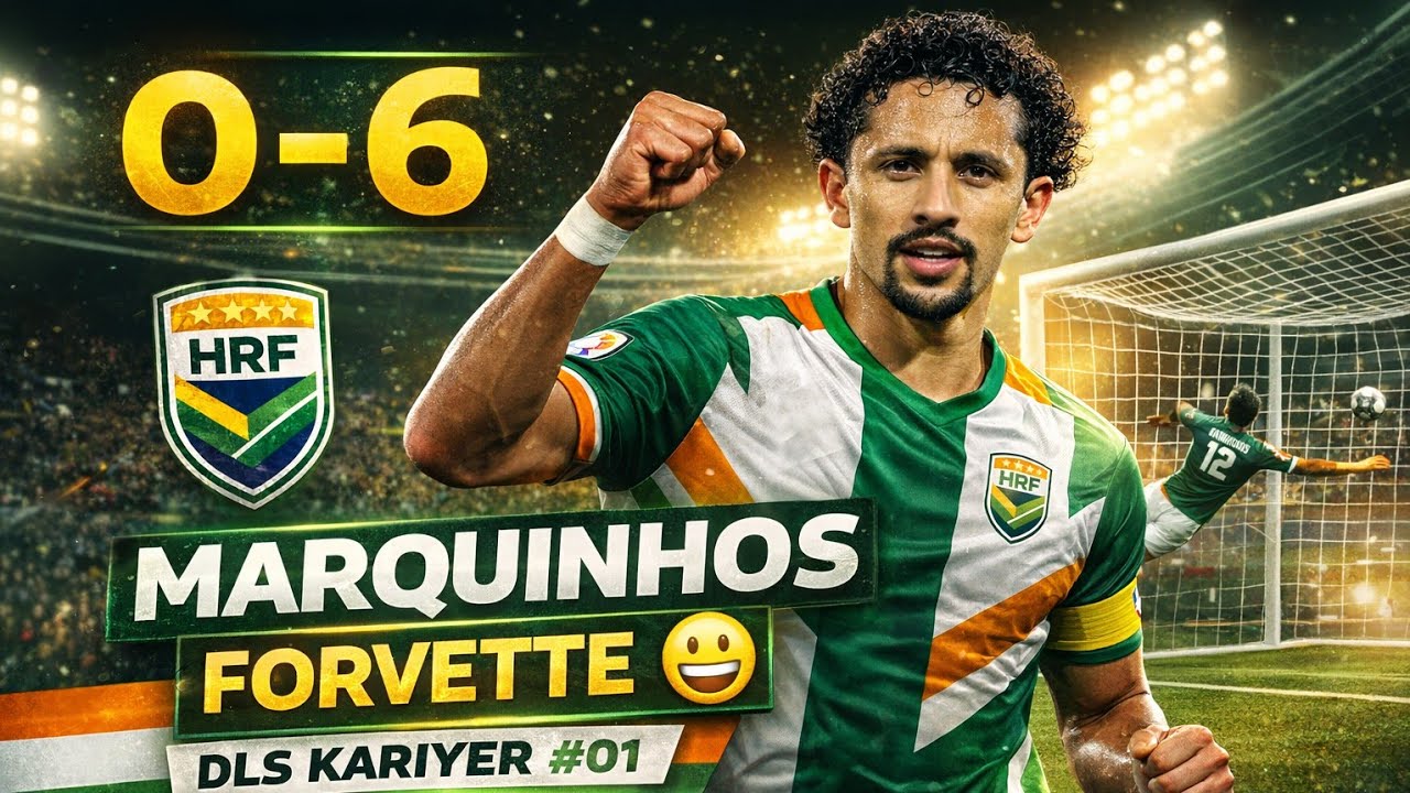 DLS Kariyer 01) | Savunmacıyla Gol Görevi 😁 | Marquinhos Şov | 0-6 Galibiyet🟧🟩⬜