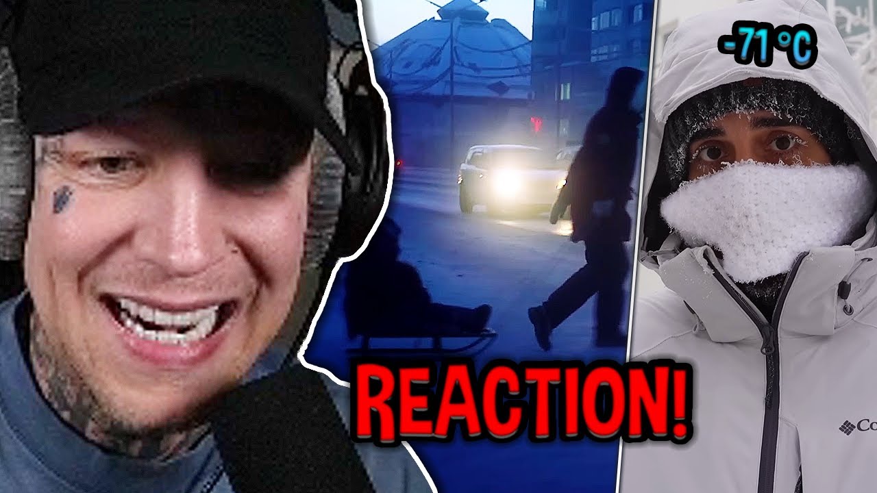 Leben in der KÄLTESTEN Stadt der WELT.. (-71 °C) 🥶😱 | MontanaBlack Reaktion