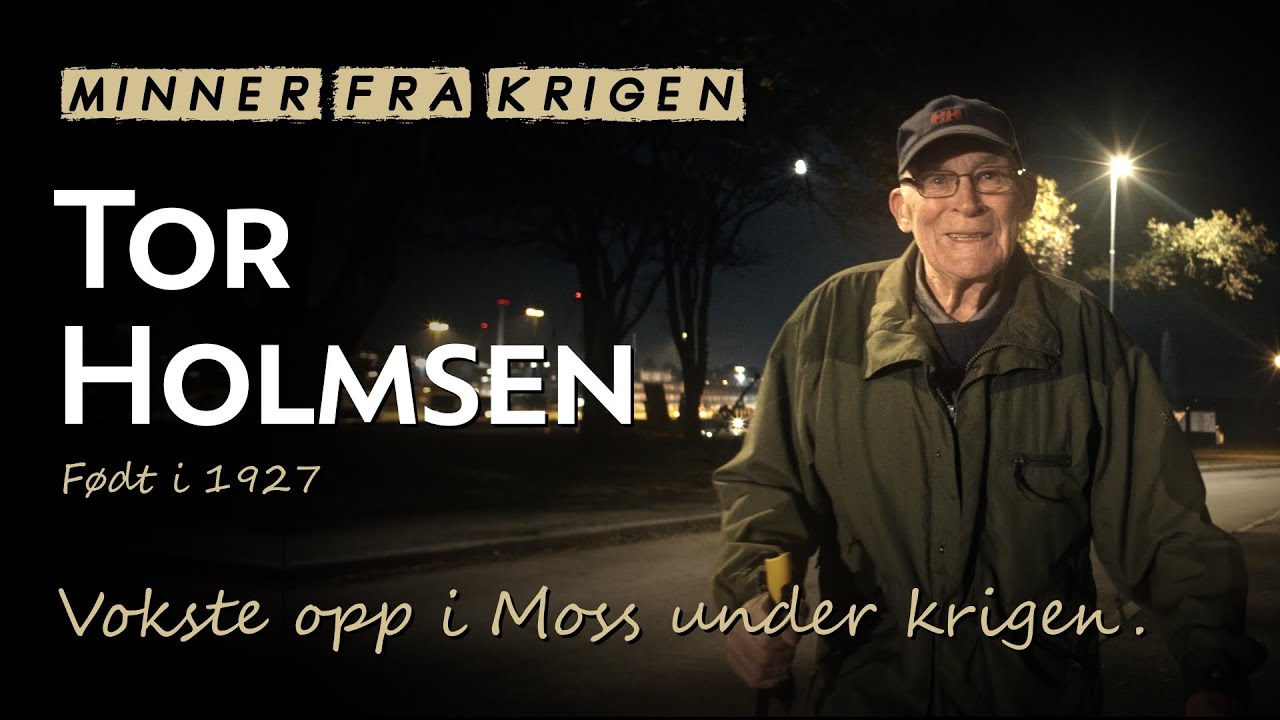 Minner fra krigen: Tor Holmsen var ungdom under krigen i Moss