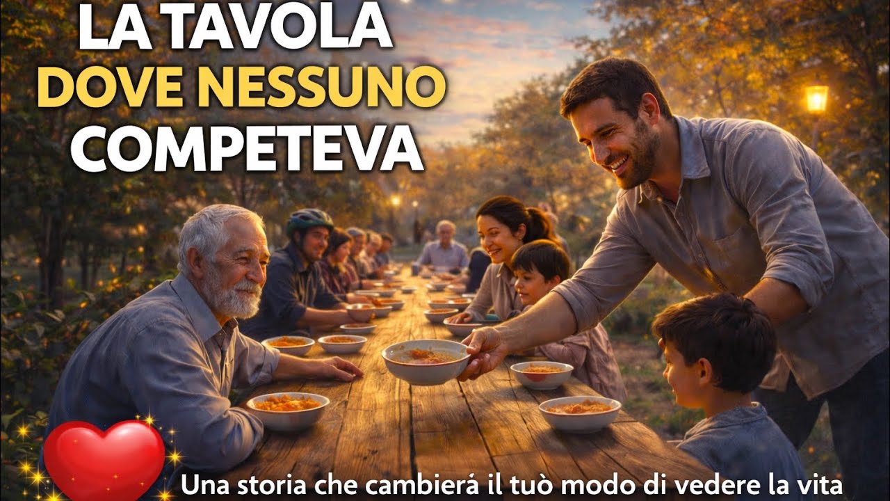 La Tavola Dove Nessuno Competeva. Una Storia che Cambierà il Tuo Modo di Vedere la Vita.