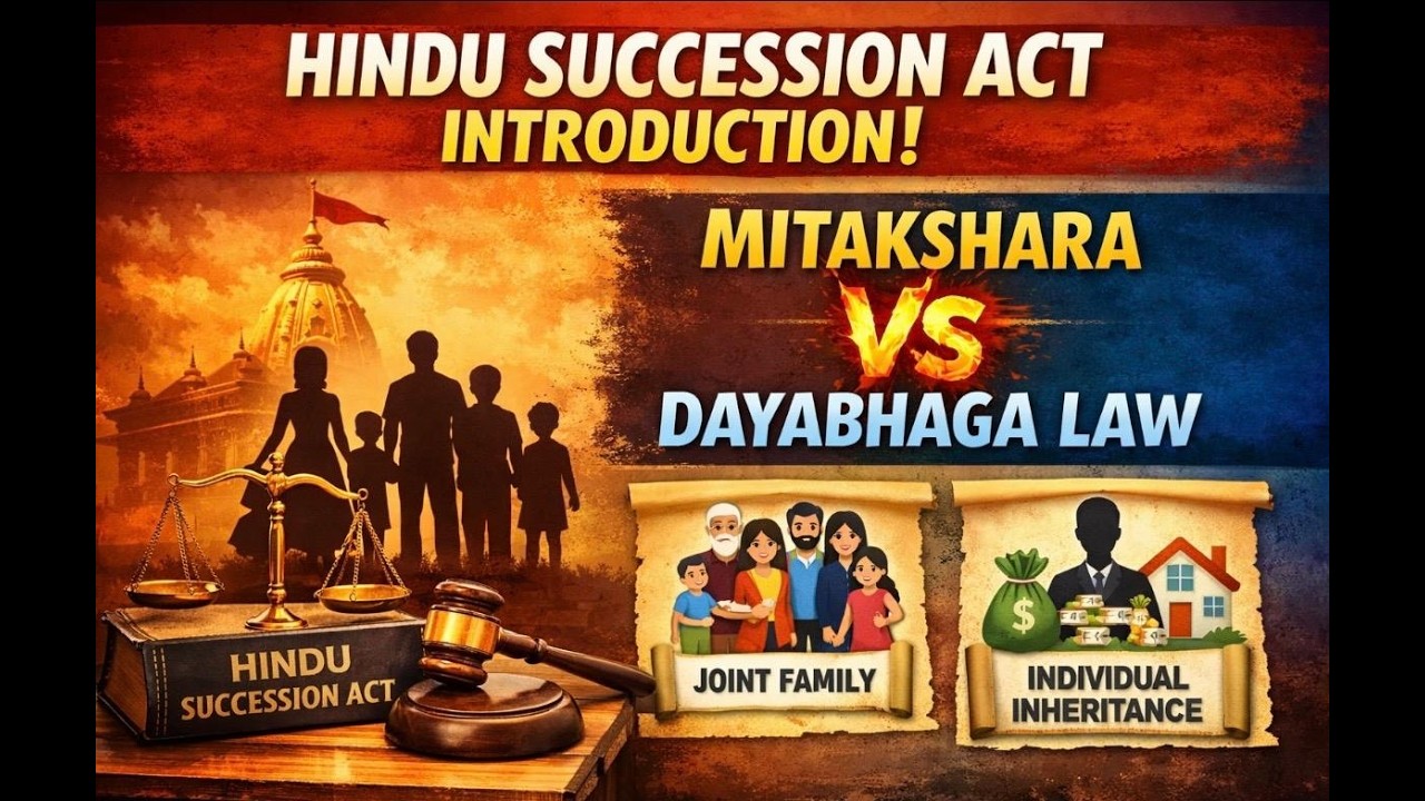 HINDU SUCCESSION ACT, 1956 : INTRODUCTION