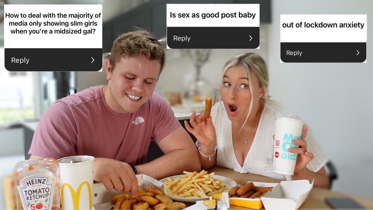 MCDONALDS AND HONEST CHAT WITH US | James and Carys