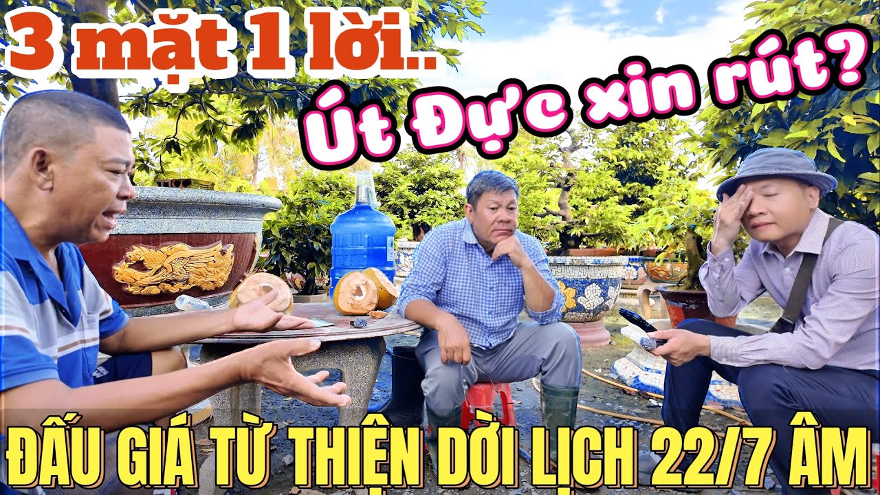 Áp lực từ kênh gây sóng gió khiến Út Đực bỏ cuộc phút cuối? chỉ 1 câu Phương Bình chốt lịch đấu giá