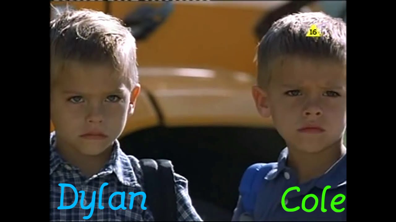 How to tell the Sprouse twins apart around age 5-6