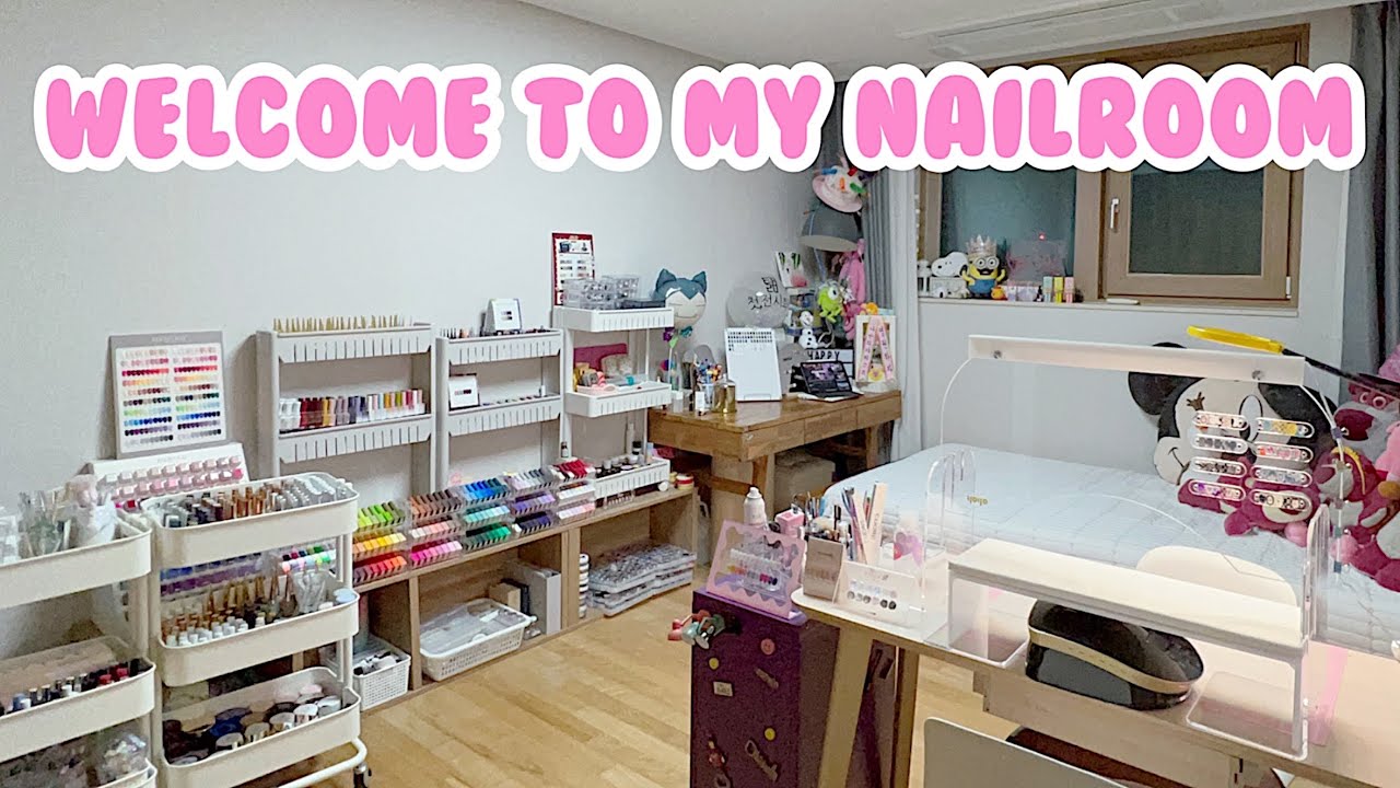 welcome to my nailroom💅🏽 / 탦네일 샵 오픈?! / 셀프네일방 / 셀프네일러 추천탬