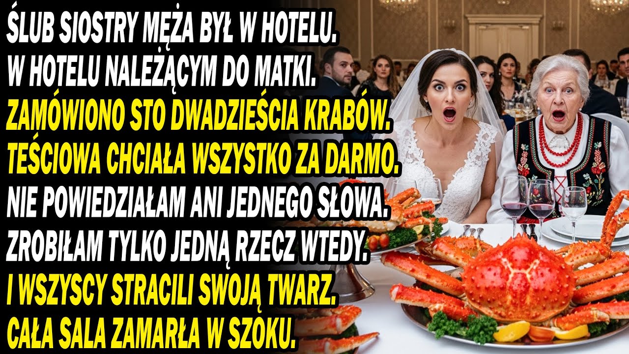 Na Weselu Szwagierki W Hotelu Mamy Teściowa Żądała 120 Krabów Gratis🦀. Upokorzyłam Ją Bez Słowa...